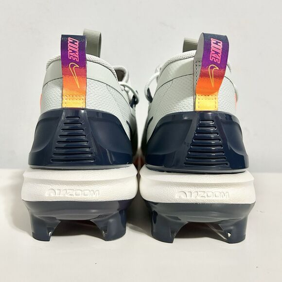 Nike Force Trout 9 Elite MCS “Grey Orange” Men’s Size 11-12.5 Baseball Cleats - Picture 5 of 9